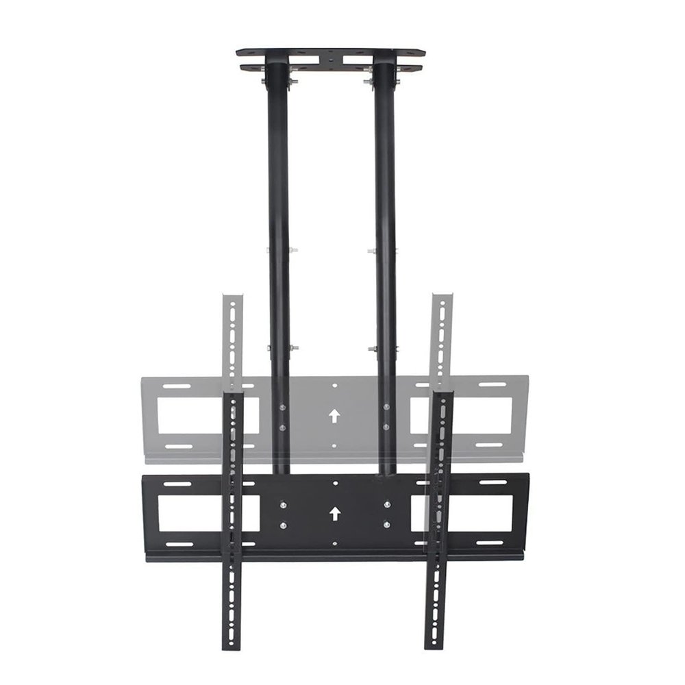 Adjustable Ceiling TV Mount Bracket,2 Post Single Screen TV Mount,Tilt TV Mount for 50-100 Inch TVs,Ceiling Mount,VESA Max 600x400mm,114,159CM