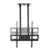 Adjustable Ceiling TV Mount Bracket,2 Post Single Screen TV Mount,Tilt TV Mount for 50-100 Inch TVs,Ceiling Mount,VESA Max 600x400mm,114,159CM view 1