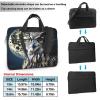 13 Inch Laptop Shoulder Bag For Men Women,Waterproof Briefcase Messenger Bag Owl And Moon Laptop Sleeve Bag W/Strap Handle view 2