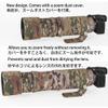ZZQ&CCF Waterproof Camo Lens Cover for Canon RF 200-800mm F6.3-9 is USM Camouflage Lens Rainproof Protective Cover # Camo view 3