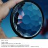 Tangxi 58mm Kaleidoscope Prism Lens Filter, Prism Crystal Glass Special Effect Filter with 55MM-58MM Adapter Ring, Compatible with 55MM Lens, for DSLR Camera view 3