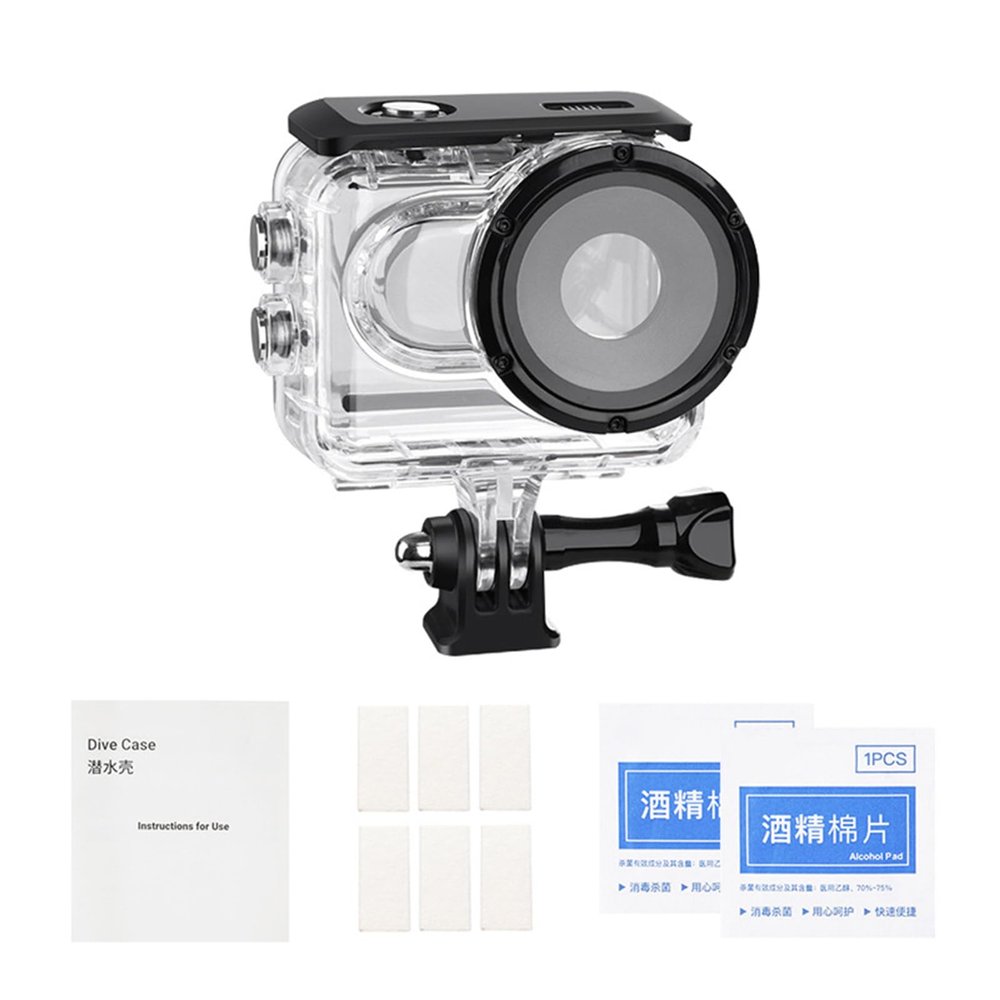 Dive Case Protective Housing Cover Optional Touching Functionality for 360 GO3/3S Camera Submersibles Up to 98Feet