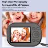 EBTOOLS 4K Digital Camera, 16X Digital Zoom, 48MP Anti Shake, with Flashlight 32GB Card, 2.4inches Screen, Portable Compact Point and Shoot Camera for Vlogging, Teens Adult Beginner (Black) view 3