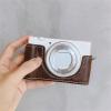 PU Leather Half Case for ZV1 Camera Offering Securedly Fit and Easy Tripod Attachment view 4