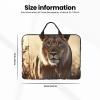 14" Laptop Case Sleeve Female Lion Laptop Bag Computer Carrying Case Notebook Protective Sleeve Cover view 2