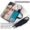 15.6 Inch Laptop Shoulder Bag For Men Women,Waterproof Briefcase Messenger Bag Golden Gate Bridge Laptop Sleeve Bag W/Strap Handle view 3