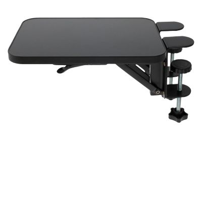 Computer Desk Arm Rest Pad 90degree Foldable Office Desk Arm Wrist Rest Shelf Adjustable Desk Arm Rest Support Extender Plate