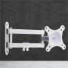 LCD-13 10" - 27" 3 ARM fold Full Motion 360 Rotate LCD LED Plasma tv Wall Mount Bracket White All Direction 13kg 100x100 75x75(White) view 2