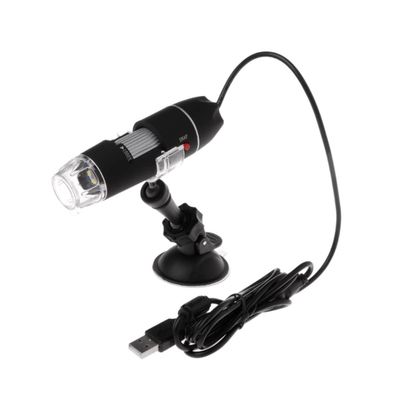 Lab Microscope Accessories 1000X 8 LED Handheld Portable Digital Microscope Light