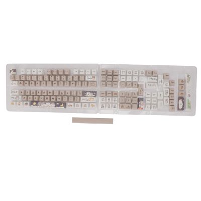 141 Key PBT Mechanical Keyboard Keycaps Set, Dye Sublimation Custom Keycaps, Oil Durable Material, Ergonomic Design for Gaming and Typing, Fit Most 61 108 Keys Layouts