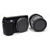 1 Pair Camera Body Cap Rear Lens Cap for Sony NEX NEX 3 E Mount Camera Lens Caps1139(Logo for Sony Gray) view 2