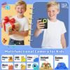 Okaloka Kids Instant Print Camera Toys,1080P HD Toddler Digital Video Camera,Birthday Christmas Gifts for Girls Boys age 3-12 Year old - 32G SD Card Included (Black) view 2