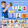 Okaloka Kids Instant Print Camera Toys,1080P HD Toddler Digital Video Camera,Birthday Christmas Gifts for Girls Boys age 3-12 Year old - 32G SD Card Included (Black) view 4
