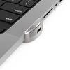 Compulocks Ledge Lock Adapter with Combination Cable Lock for MacBook Pro 14-Inch M1, M2, M3, M5  Secure Anti-Theft Locking System for MacBook - Silver view 3