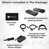 Dell WD19TB Thunderbolt Dock - 1 Year Warranty, Docking Station with 180W Adapter, HDMI, DisplayPort, Thunderbolt Cable, Cloth - Dell Docking Station Dual Monitor for Laptop & Computers (Renewed) view 2