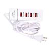 ARTSEWPLY Port USB Charger with Smart Charging Charging Station for Multiple Devices Desktop Power Strip with Fire Resistant Housing and Surge Protection US view 1