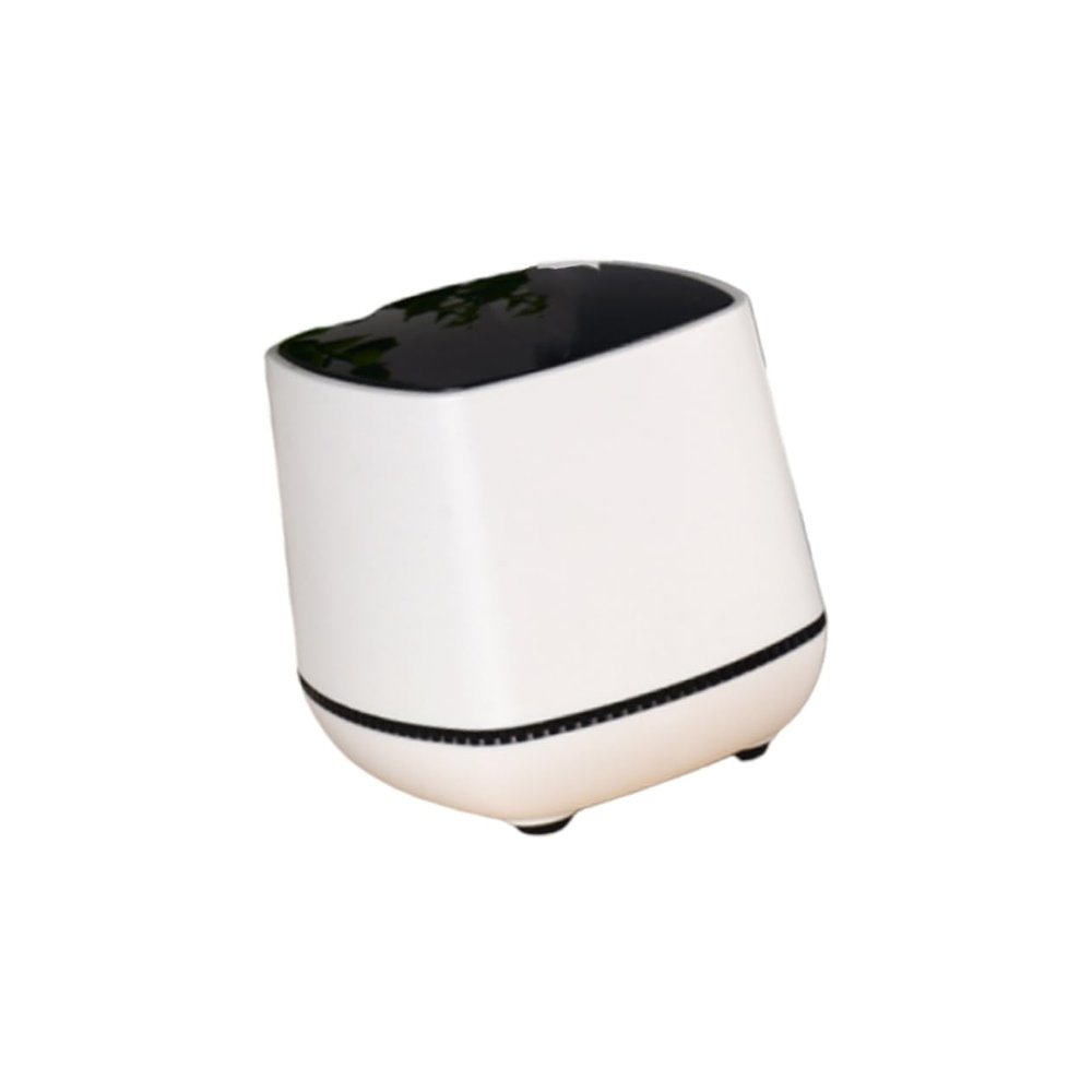 Operitacx Small USB Powered Desktop Speakers for Computers and Laptops Mini Bass Sound Speaker White Color for Home and Travel
