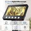 4.3" Digital Microscope for Adults, SKYEAR Coin Microscope 1000X Magnification with 8 Ajustable LED Fill Lights, USB Microscope for Windows/MacOS, Coin Collection Supplies view 2