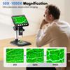 4.3" Digital Microscope for Adults, SKYEAR Coin Microscope 1000X Magnification with 8 Ajustable LED Fill Lights, USB Microscope for Windows/MacOS, Coin Collection Supplies view 3