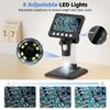 4.3" Digital Microscope for Adults, SKYEAR Coin Microscope 1000X Magnification with 8 Ajustable LED Fill Lights, USB Microscope for Windows/MacOS, Coin Collection Supplies view 4