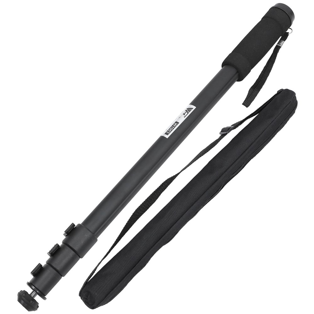 QUMIIRITY Portable Camera Monopod W1003 for DSLR and Digital Cameras Extendable Tripod Stand Adjustable Height Lightweight and Compact Design for Travel