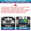 8CORE 8+128GB 13 Car Radio Stereo for Nissan X-Trail Xtrail 2001-2006 - 9" IPS Touch Screen, Upgrade Dash Kit with CarPlay & Android Auto, GPS Navigation, Bluetooth 5.0, WiFi, SWC, 5G, DSP view 2