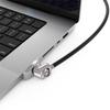 Compulocks Ledge Lock Adapter for MacBook Pro 16" M1-M5 with Keyed Cable Lock Silver view 1