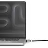 Compulocks Ledge Lock Adapter for MacBook Pro 16" M1-M5 with Keyed Cable Lock Silver view 4