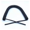 2-core Spring Telescopic Wire Spiral Cable, Black Power Cord Expandable Wire, 24AWG-14AWG 2.5 M 5 M 7.5 M,(2 Core 17awg,Line Length 7.5m)(2 Core 14awg,Line Length 2.5m) view 1