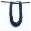 2-core Spring Telescopic Wire Spiral Cable, Black Power Cord Expandable Wire, 24AWG-14AWG 2.5 M 5 M 7.5 M,(2 Core 17awg,Line Length 7.5m)(2 Core 14awg,Line Length 2.5m) view 4