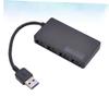 FUNNETOYU Ports USB Hub Splitter Black High Speed Data Transfer for Tablets Smartphones for Office Home Travel Use view 4