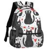 Adornori Cartoon Cats Backpack for Women Men Shoulder Computer Laptop Adults Backpack Sports Hiking Gym Workout Travel Casual Daypack view 1