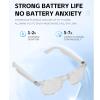 Zunate Bluetooth Audio Smart Glasses, Open Ear Noise Reduction Headphone Glasses for Women Driving Fishing with Fast Bluetooth V5.4, 7H Playback Time, Voice Control view 4