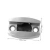 BUTIFULSIC 1Pc Adjustable Stainless Steel Glass Locator for Bathroom Doors Suitable for Thick Glass Noise Reduction Durable and Reliable Home Use Locator view 3