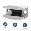 BUTIFULSIC 1Pc Adjustable Stainless Steel Glass Locator for Bathroom Doors Suitable for Thick Glass Noise Reduction Durable and Reliable Home Use Locator view 4