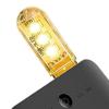 Compact Glow Light | Warm Light for Bedroom - Low Wattage Room, Miniss Ambient Lamp, Flexible USB Reading, Night for Bathroom Car Nursery Kitchen view 4