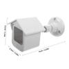 BUGUUYO 1Set Outdoor Camera Cover Protective Case for Cam Lightweight and Easy to Install Material for All Weather Conditions view 2