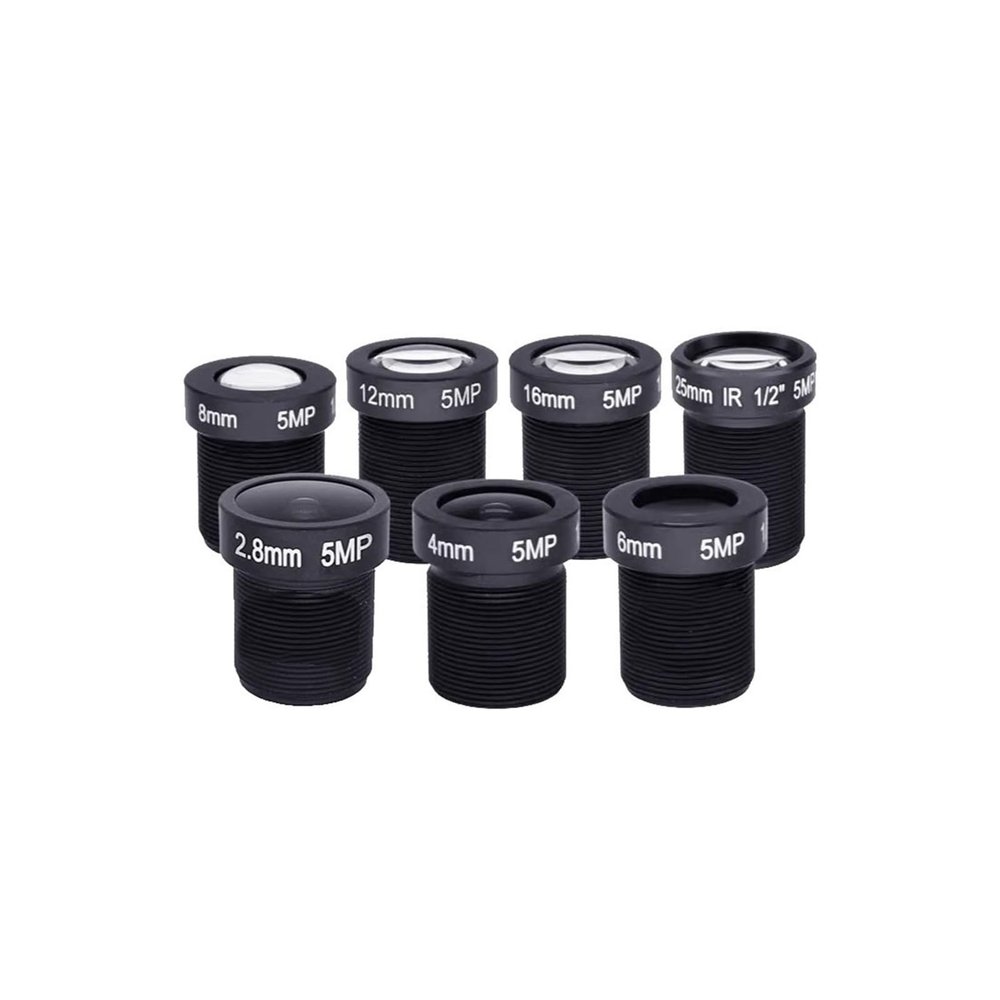 5mp M12 HD lens2.8mm4mm6mm8mm12mm16mm25mm CCTV Lens IR Board for 1080P/4MP/5MP AHD Camera IP Camera(4mm-5MP-1/2.5"+650nm)