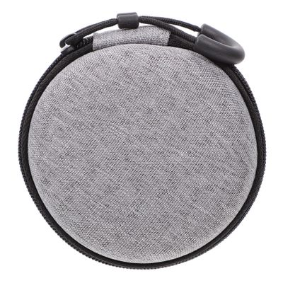 QUMIIRITY 1Pc Large Capacity Data Cable Storage Bag Portable Coin Earbud Case Grey Design for Protecting Headphones Chargers from Friction and Dirt