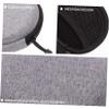 QUMIIRITY 1Pc Large Capacity Data Cable Storage Bag Portable Coin Earbud Case Grey Design for Protecting Headphones Chargers from Friction and Dirt view 2