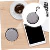QUMIIRITY 1Pc Large Capacity Data Cable Storage Bag Portable Coin Earbud Case Grey Design for Protecting Headphones Chargers from Friction and Dirt view 4