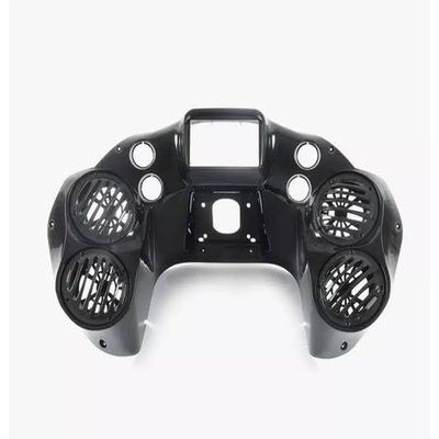 98-13 Double DIN Inner Fairing 4 Quad 6.5" Speaker pods compatible with Harley Road Glide