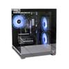 NSX GAMING Pc AMD Ryzen 5 5500, RTX 3050 6G, 16 Gb Ram DDR4, SSD 512 GB NMVE M.2, WiFi and Bluetooth Ready, Win 11, Keyboard and Mouse RGB view 2