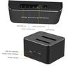 KONTONTY USB 3.0 to External Drive Docking Station Offline Clone Feature Compatible 2.5 and 3.5 Inch UASP Supported for Transfer view 4