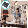 Abaodam External Sound Card Lighting Effects Professional DJ Mixer for Live Streaming and Recording Compatible Mobile and Computer view 4