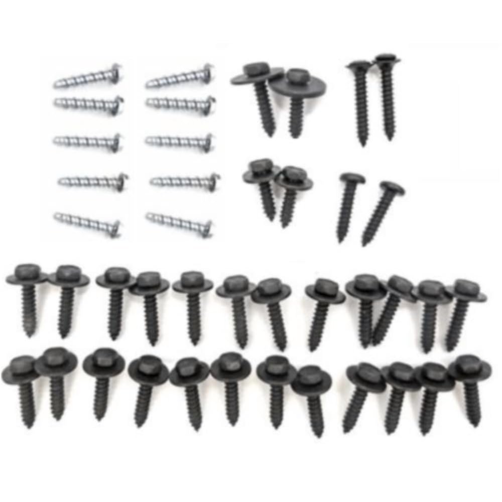JHRSUUR Interior Dash Mounting Hardware Screw Set for Chevy for Camaro 1993-2002,for Pontiac for Firebird 1993-2002 Trans and