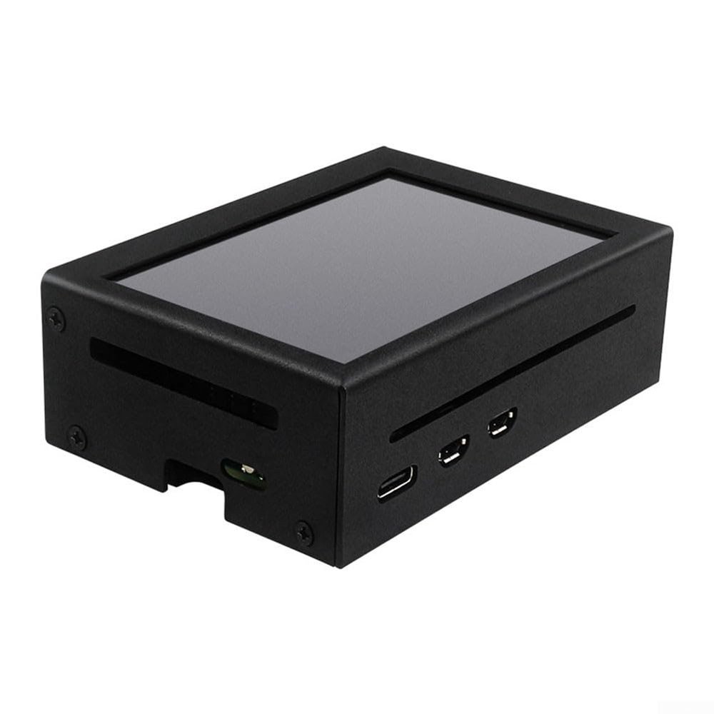 3.5 Inch LCD Touchscreen Display Module 480x320 60FPS Compatible with for Raspberry Pi 3 4 5 Series Touch Screen Monitor with Aluminum Cooling Case Touch Pen for DIY Projects