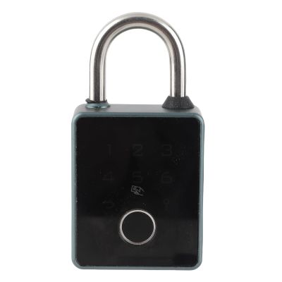 Qqmora Smart Outdoor Fingerprint Password Padlock, Theft Proof, Electronic Access Keyless Entry, Suitable for Outdoor Fence Gates (TTLOCK)