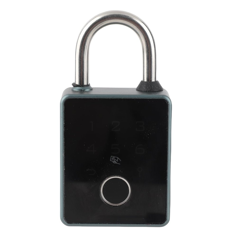Qqmora Smart Outdoor Fingerprint Password Padlock, Theft Proof, Electronic Access Keyless Entry, Suitable for Outdoor Fence Gates (TTLOCK)