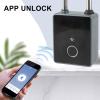Qqmora Smart Outdoor Fingerprint Password Padlock, Theft Proof, Electronic Access Keyless Entry, Suitable for Outdoor Fence Gates (TTLOCK) view 3
